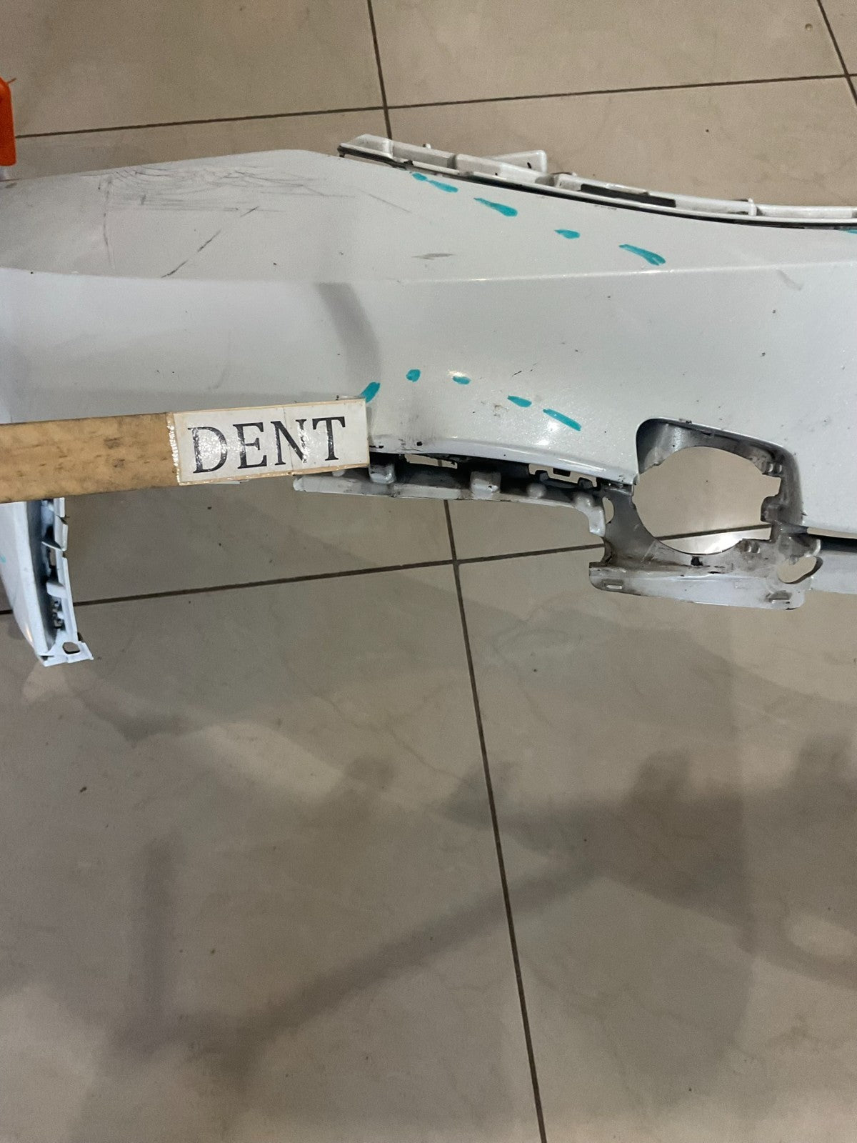 Front Bumper Cover White 2022 2023 Volkswagen Tiguan 5nn+807+221+b OEM