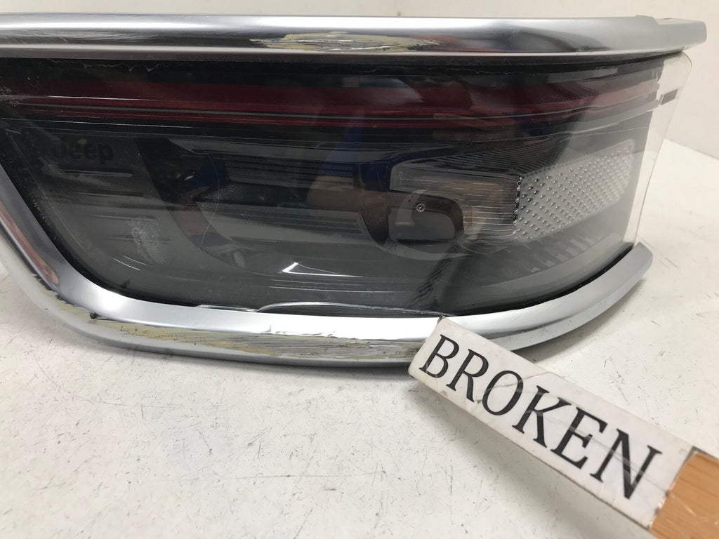 Tail light Damaged Driver LH Left 2022 Jeep Grand Wagoneer 68340919AC OEM