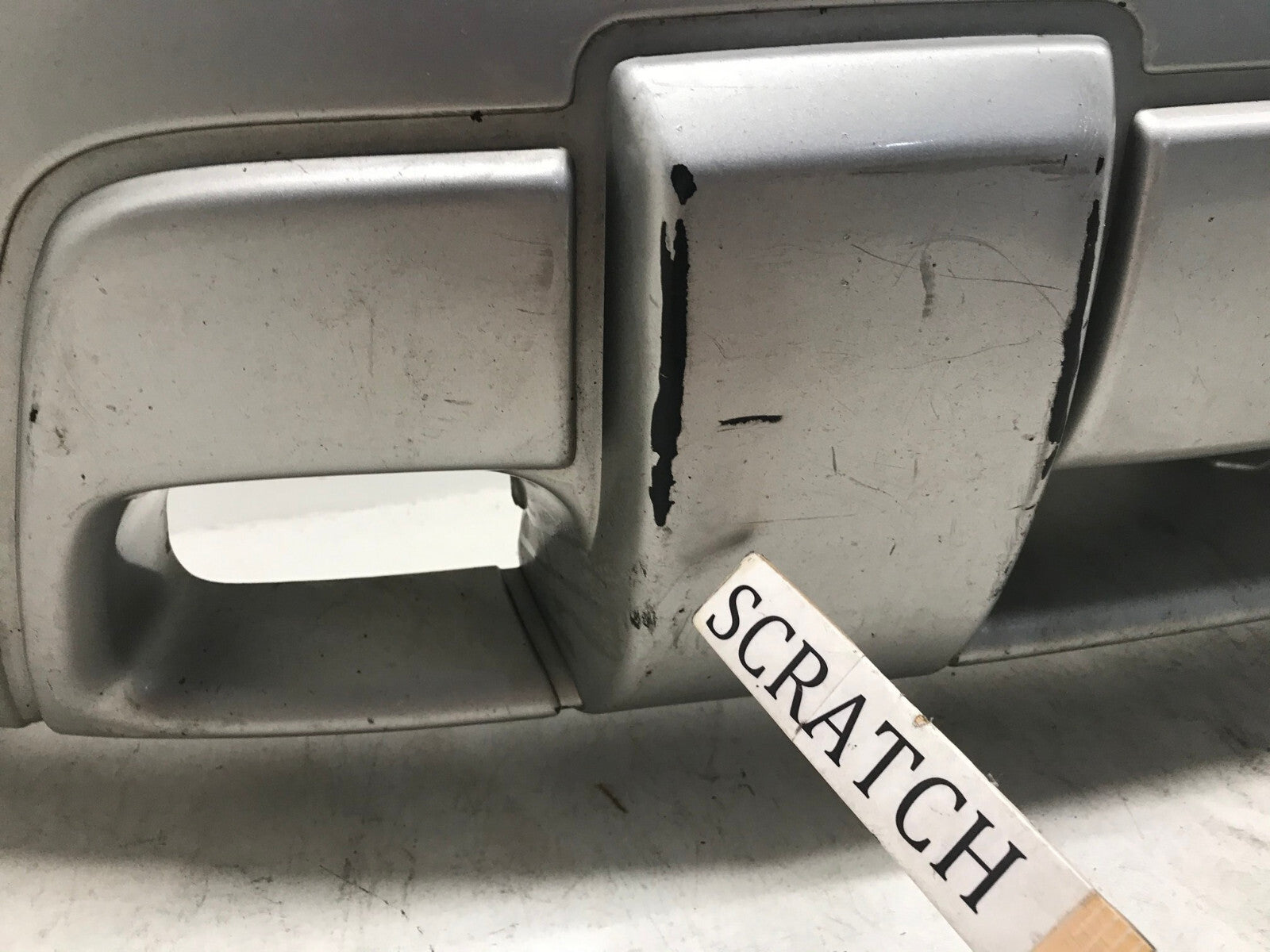 Front Bumper Cover Silver 2002-2009 Chevrolet Trailblazer 88937008 OEM