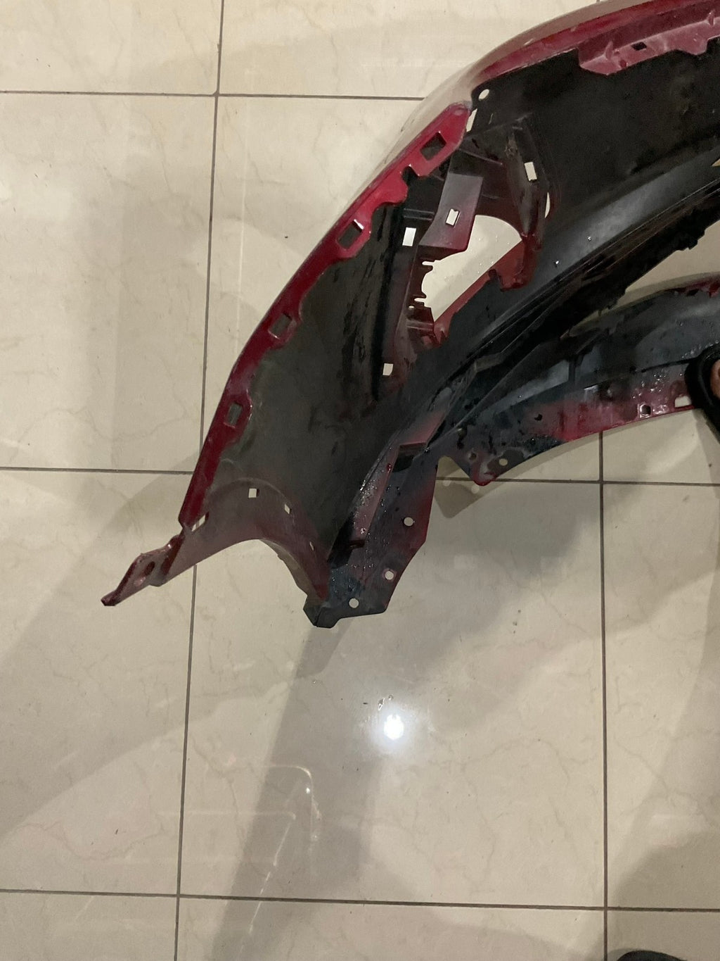 Front Bumper Cover Red 2019 2020 2021 2022 Nissan Murano S SL SV 62022+9UF0H OEM