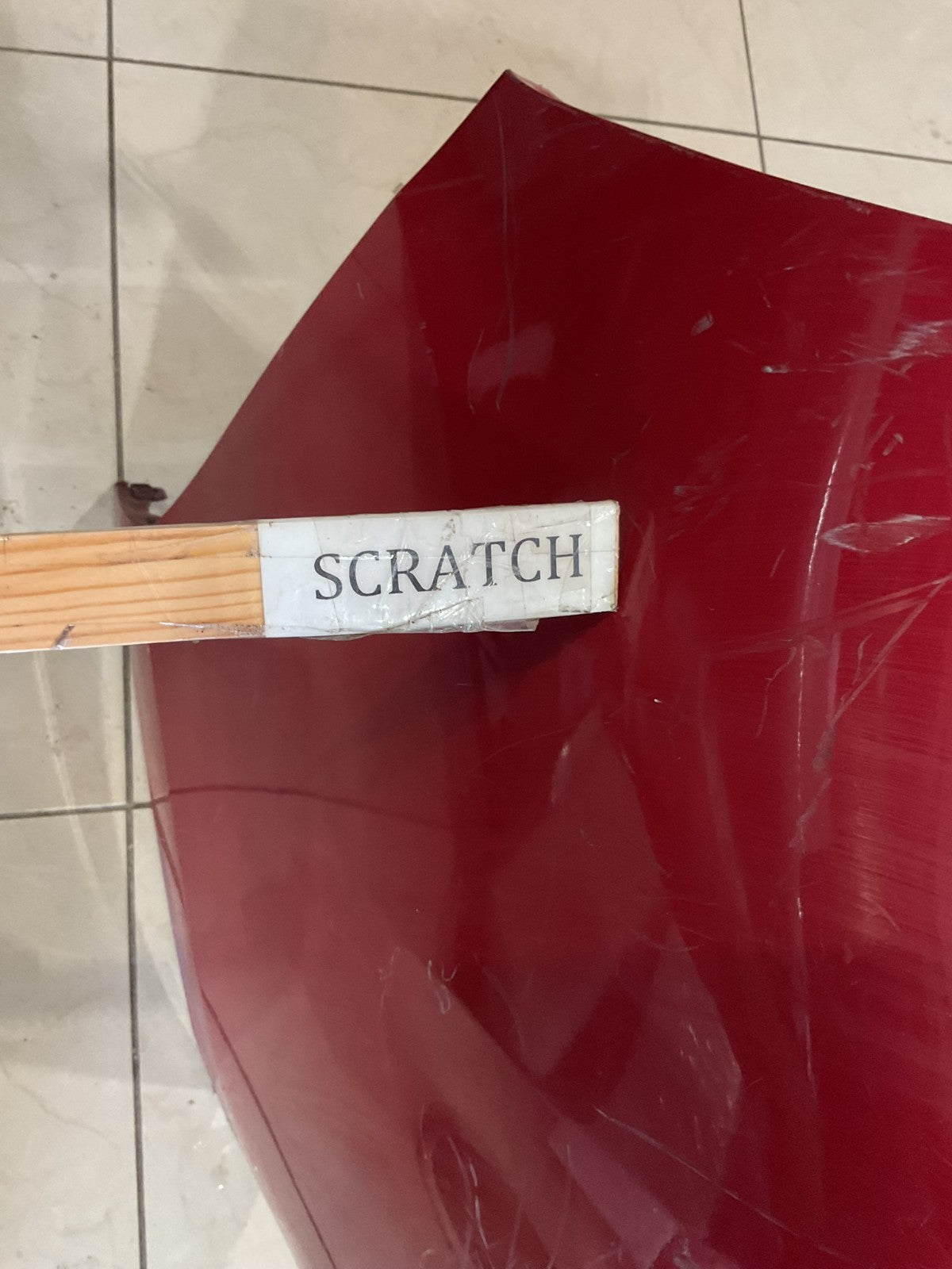 Rear Bumper Cover Red Acura MDX 2017 2019 71501+tz5+a000 OEM