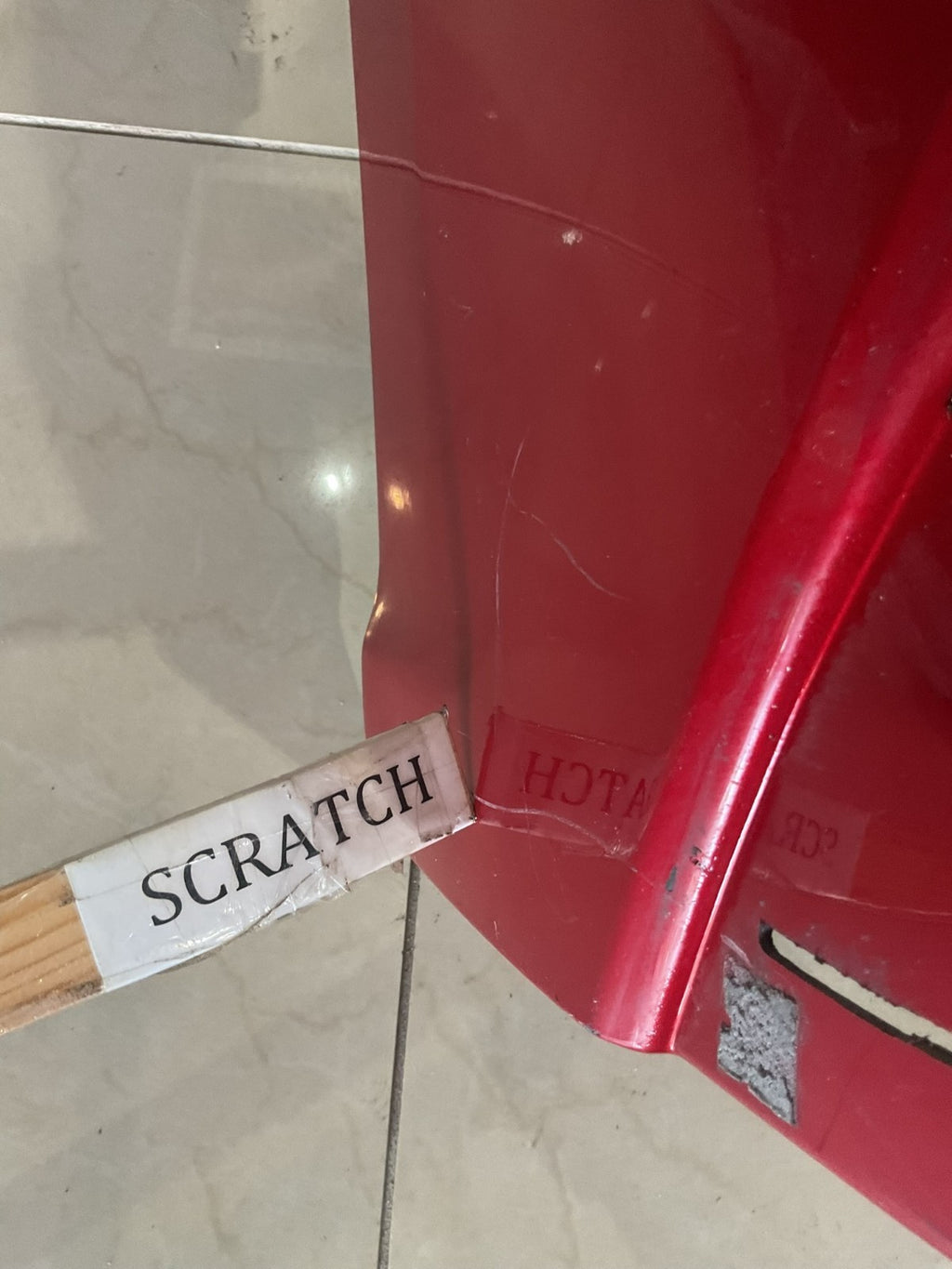 Front Bumper Cover Red Toyota Camry SE XSE 2018 2019 52119+06e20 OEM