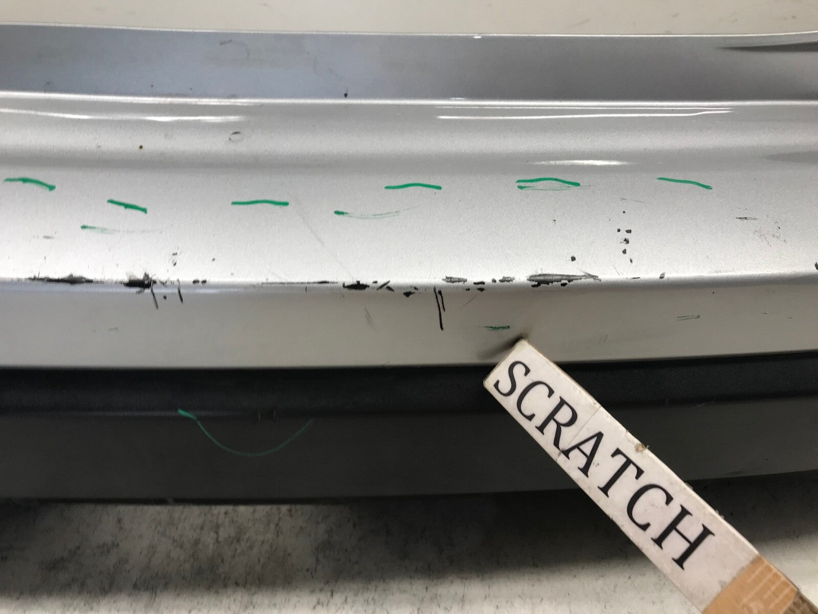 Rear Bumper Cover Silver Nissan Rogue S SL SV SL Hybrid 17-19 85022-6FL0H OEM