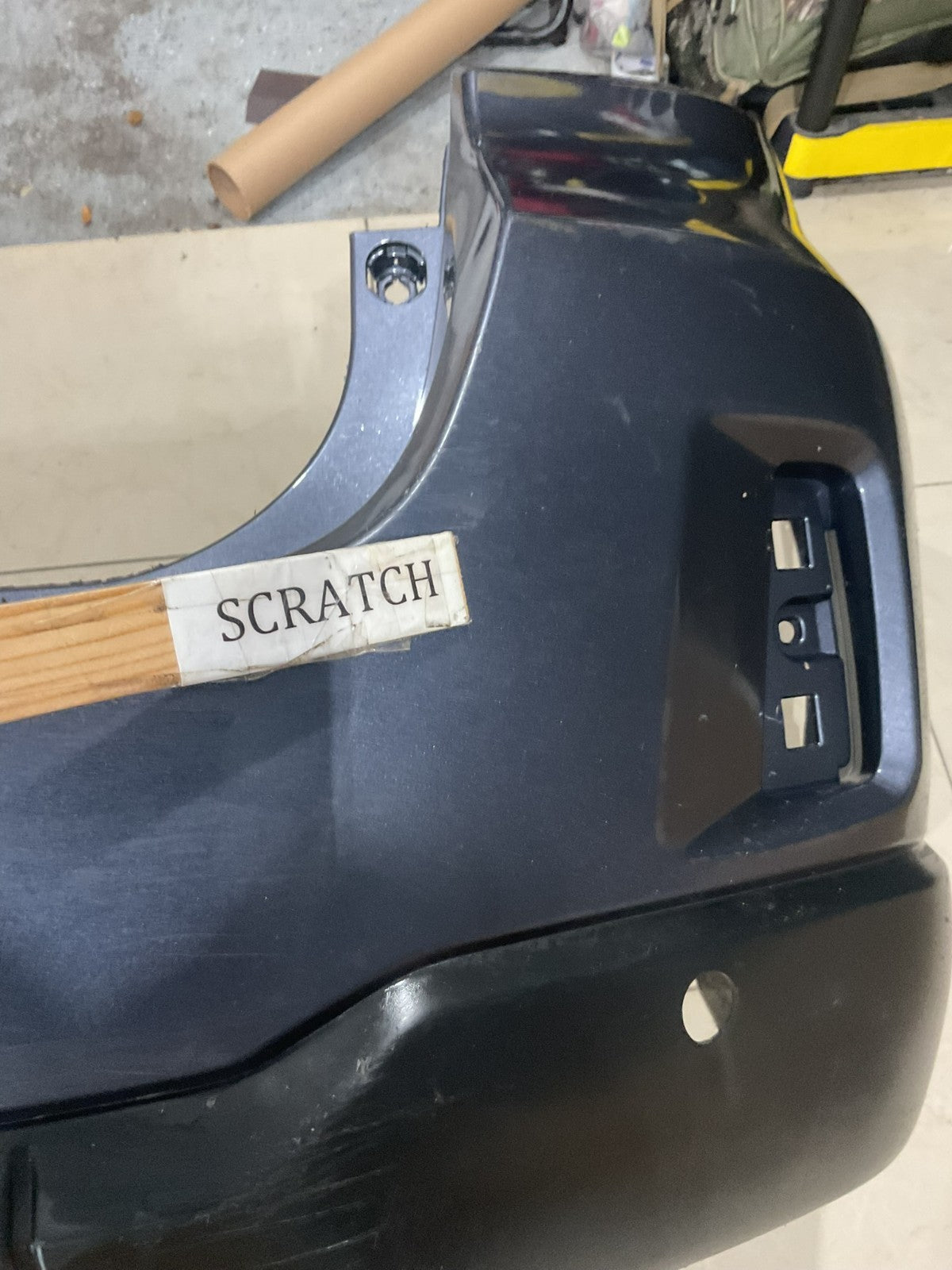 Rear Bumper Cover Blue 2015 - 2017 Subaru Outback 57704aal11b OEM