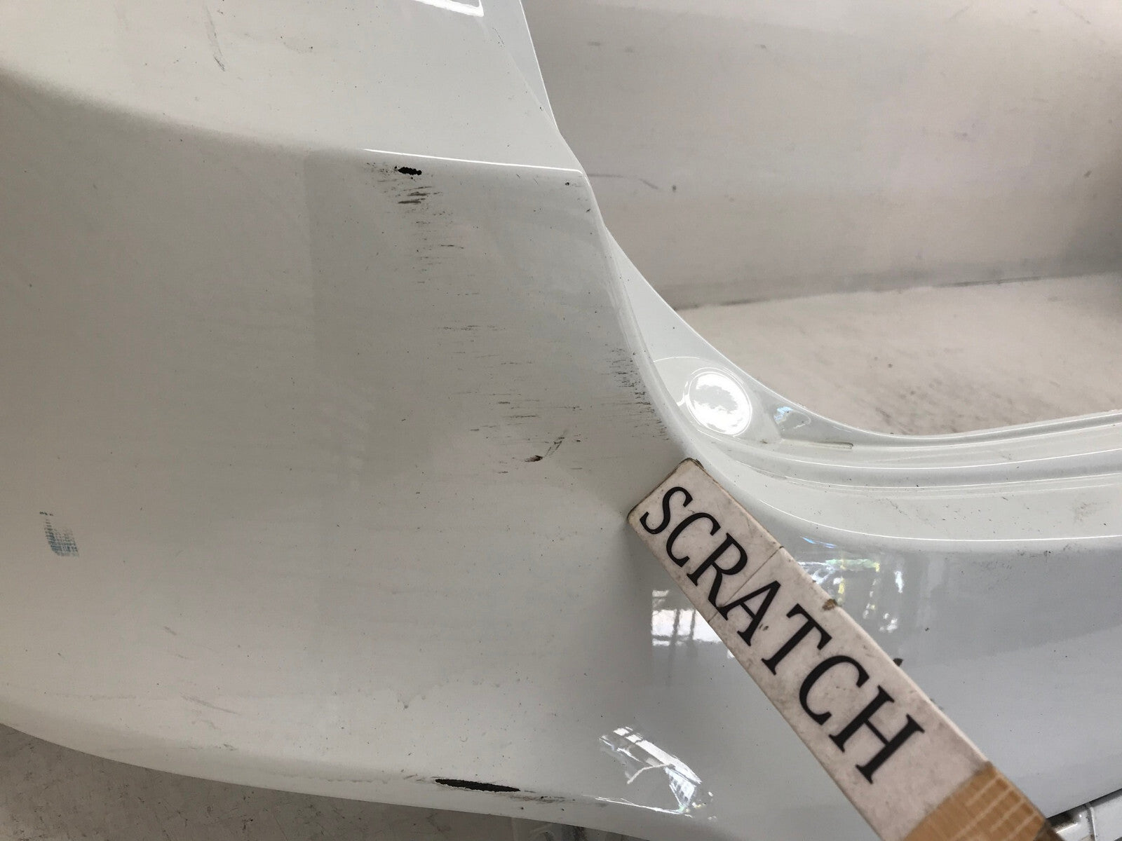 Rear Upper Bumper Cover Hyundai Tucson GL/GLS/Ltd/SE White 10-15 86611-2S000 OEM