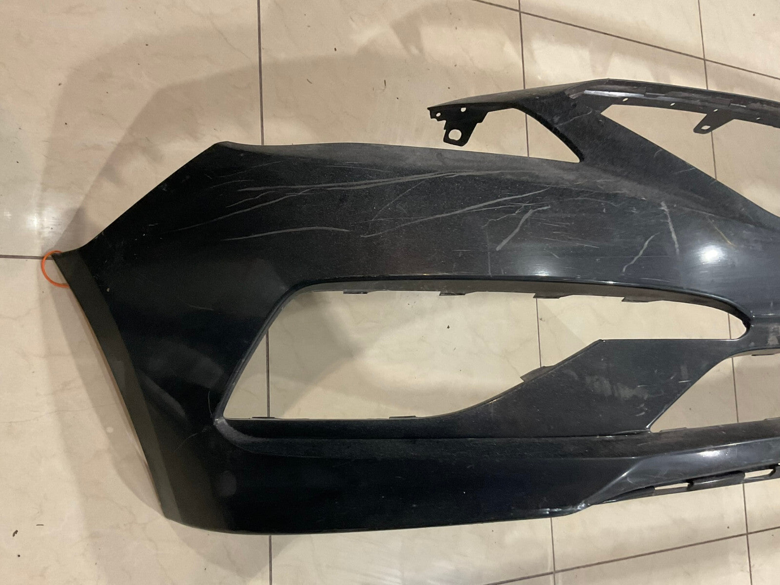 Front Bumper Cover Black 2018-2019 Hyundai Sonata SE/ECO/SEL Sport HN04134BB OEM