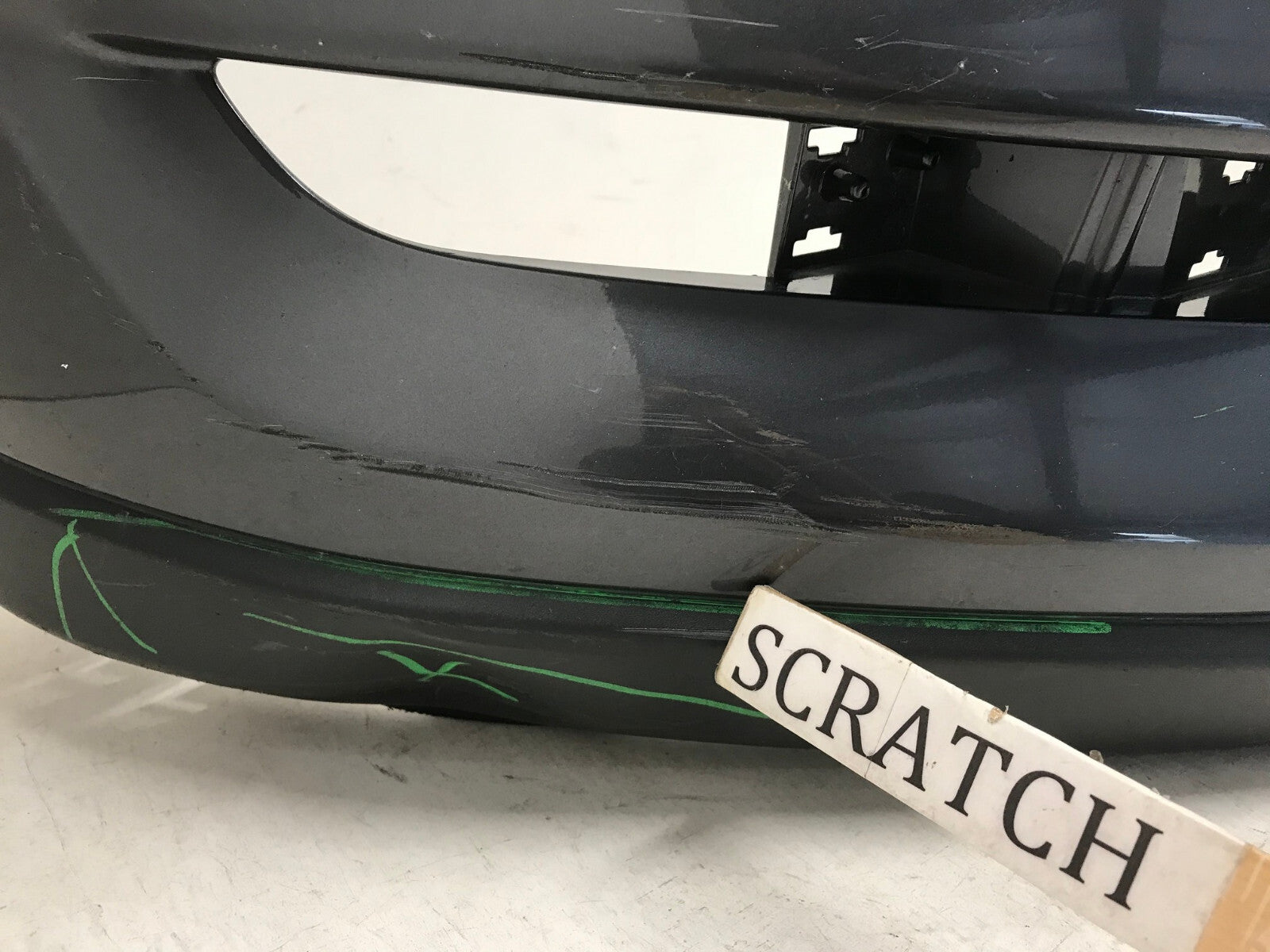 Front Bumper Cover Gray Mazda CX5 2017 2018 KL2F-50031 OEM
