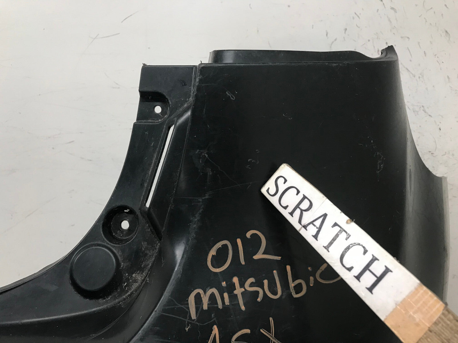 Rear Bumper Cover Black Mitsubishi Outlander Sport ES SE 13-2015 6410B860ZZ OEM
