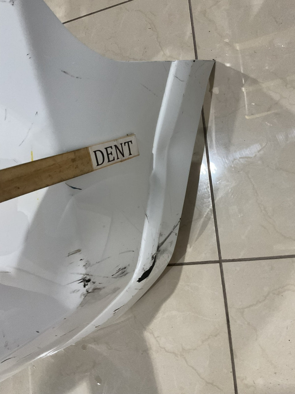 Front Bumper Cover White 2014-2023 Toyota 4Runner SR5 Base 52119+35210 OEM