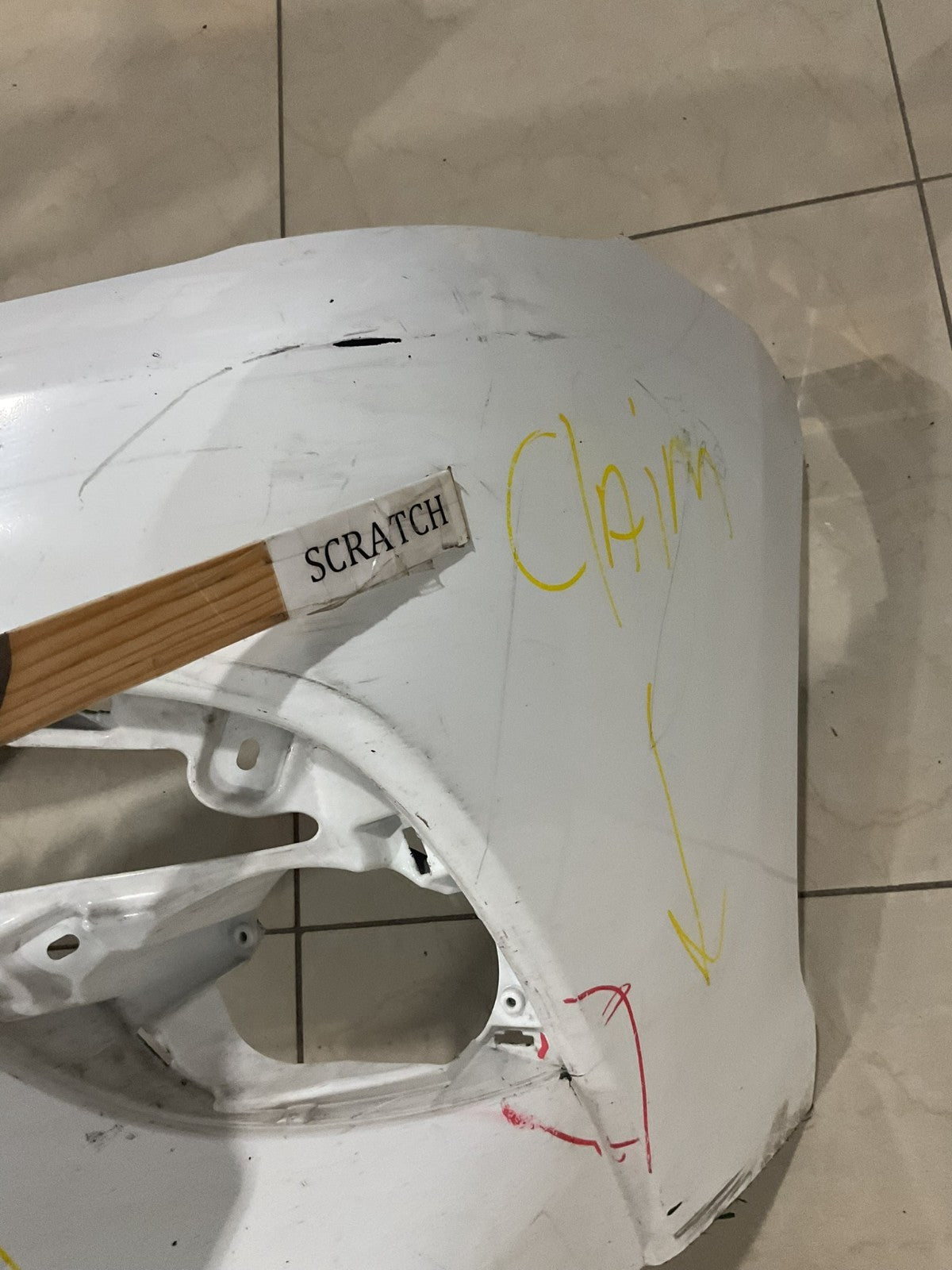 Front Bumper Cover White Toyota Camry 2021 2022 52119+06e20 OEM