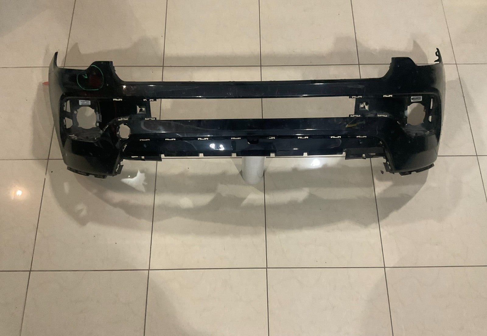 Front Bumper Cover Black 2022-2023 Jeep Compass n6wq70trmaa OEM