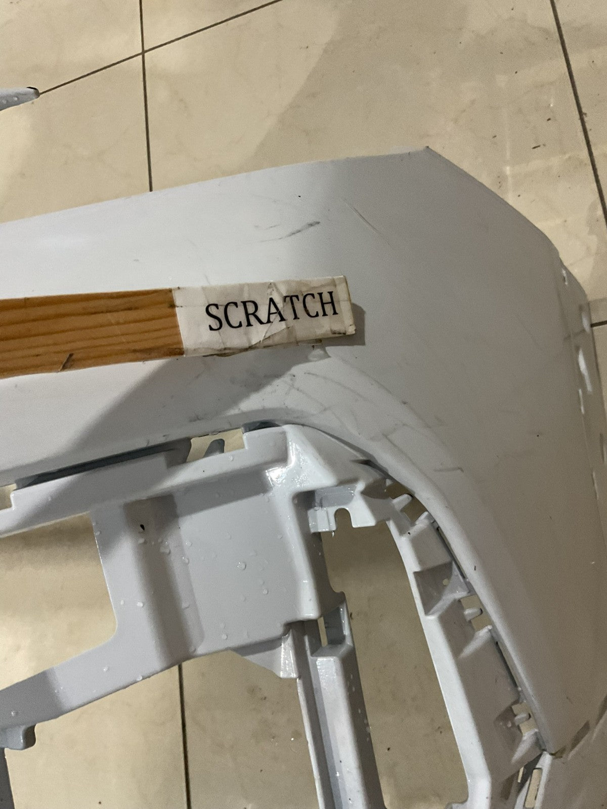 Front Bumper Cover Off White/Grey Subaru WRX 2022-2024 57704vc200 OEM