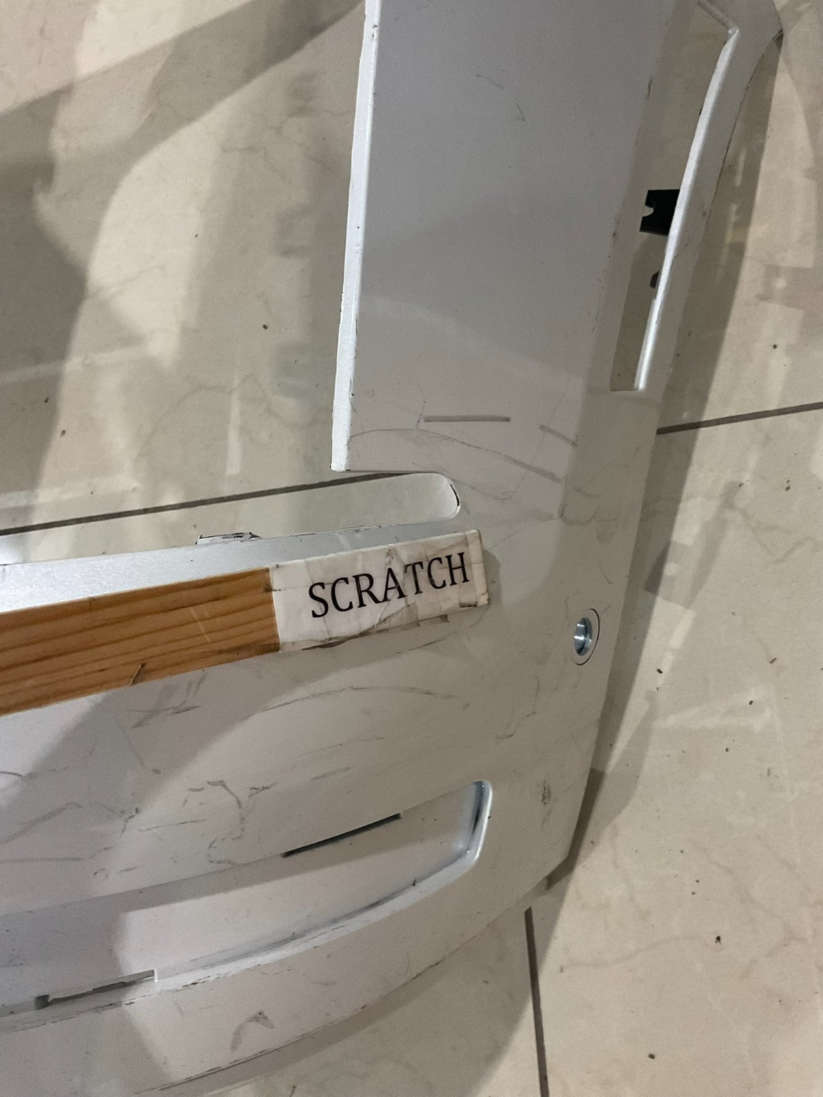Front Bumper Cover White 2025 Cadillac Escalade 84966320 OEM