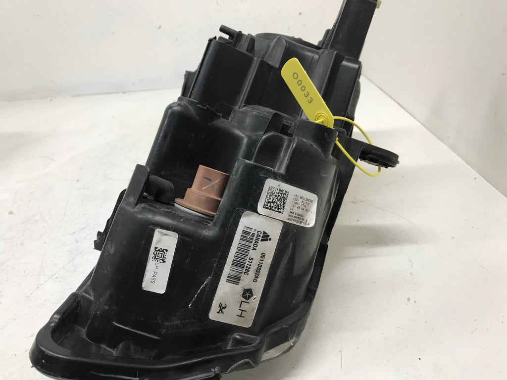 Halogen Headlight Damaged Driver LH Chrysler Town & C 2008-2016 05113337AG OEM