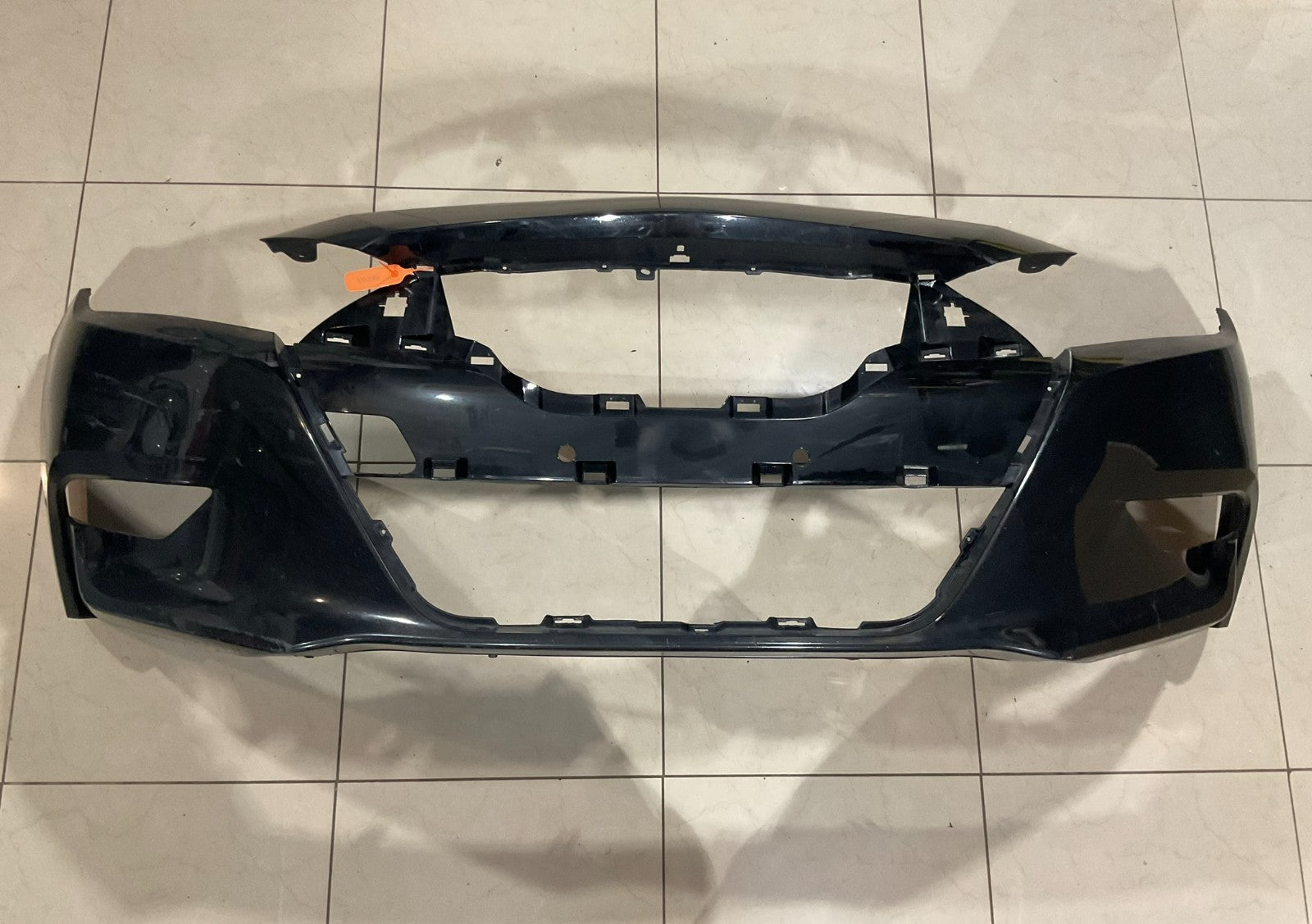 Front Bumper Cover Black 2016-2018 Nissan Maxima CAPA