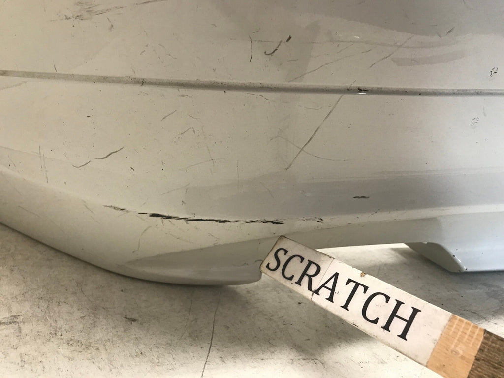 Rear Bumper Cover White BMW 323 Series 323i Sedan 2009 2010 51127202686 OEM