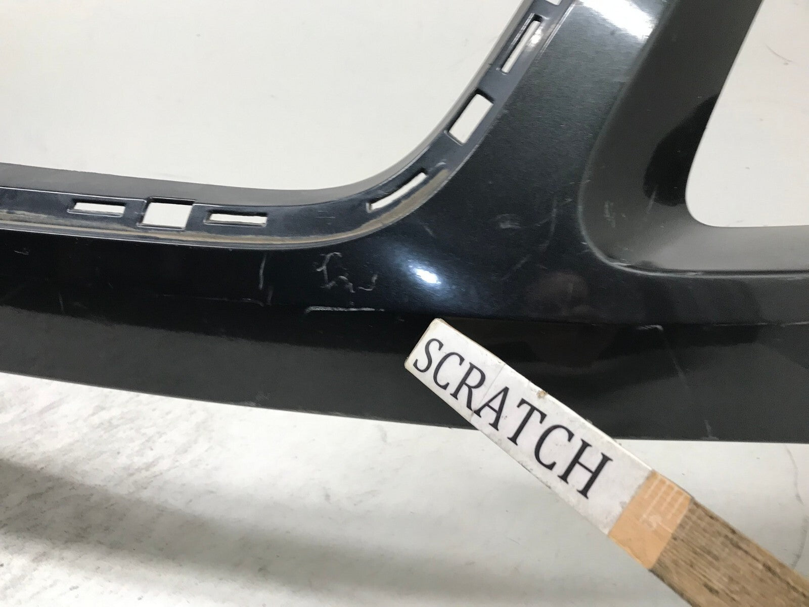 Front Upper Bumper Cover Gray 2007-2012 GMC Acadia 10364789 OEM