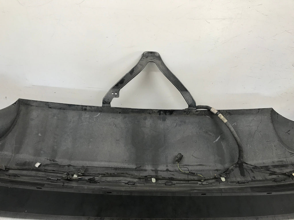 Rear Upper Bumper Cover Black 2011-2014 Ford Edge SE/SEL/Sport w/Sensr Holes OEM