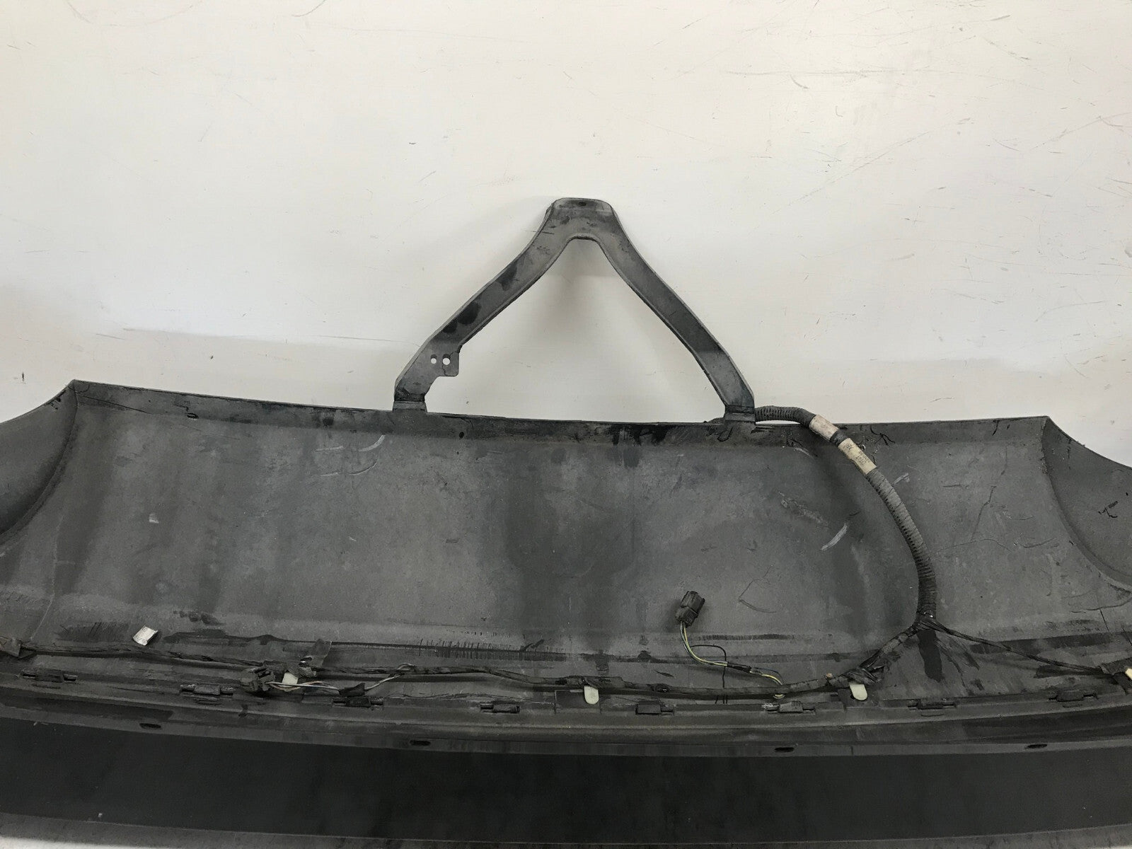 Rear Upper Bumper Cover Black 2011-2014 Ford Edge SE/SEL/Sport w/Sensr Holes OEM