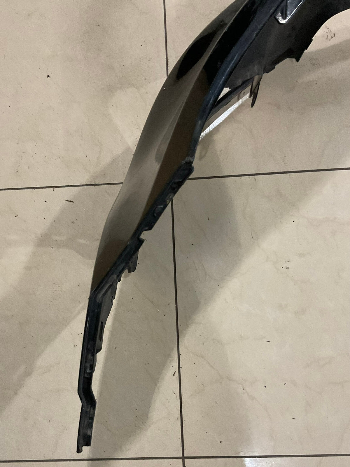 Front Bumper Cover Black Toyota Highlander LE Lted Hybrid 14-16 52119-0E220 OEM