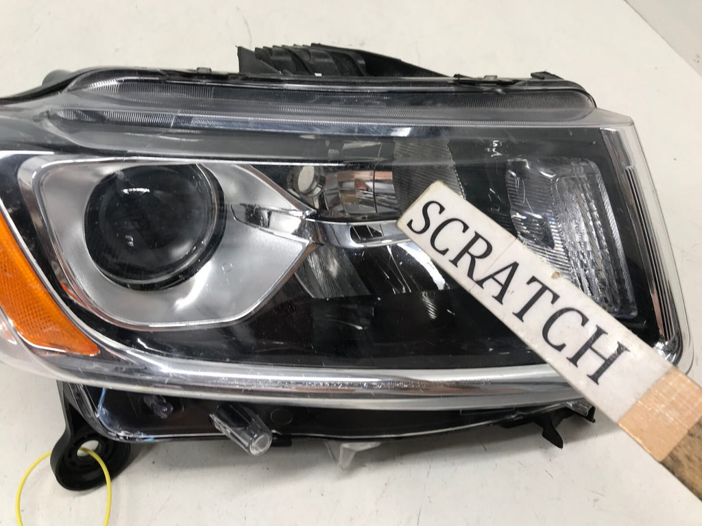 Headlight Damaged Right RH Passenger 2014-2016 Jeep Grand Cherokee CAPA