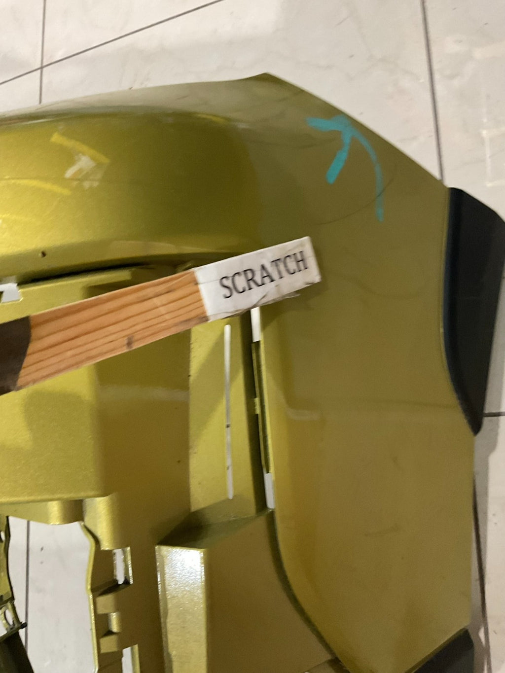 Front Bumper Cover Green 2021-2023 Subaru Crosstrek Sport CAPA