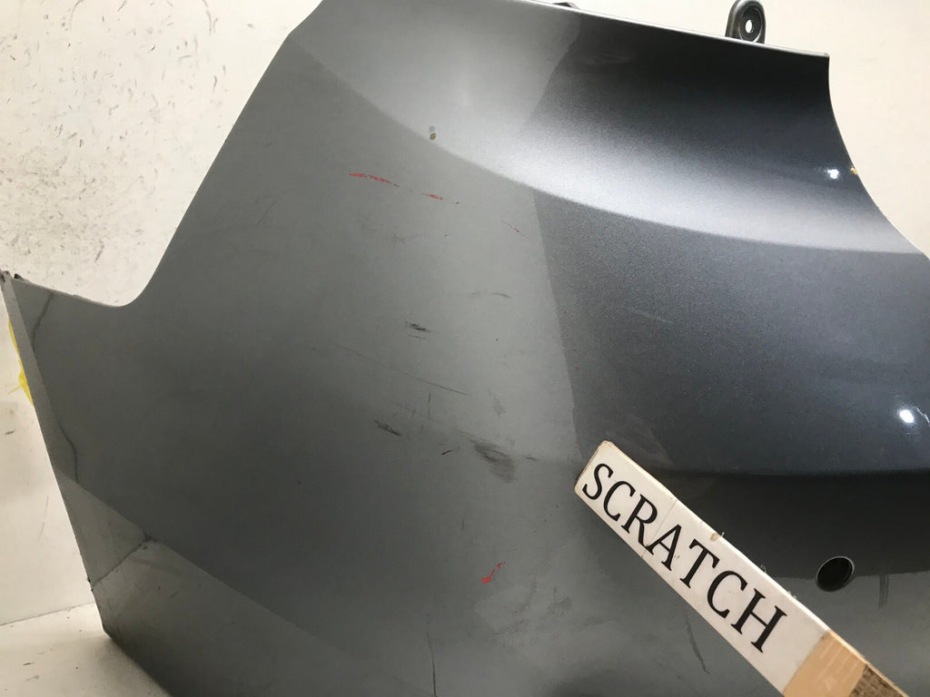 Rear Bumper Cover Silver Hyundai Sonata SE/ECO/Sport 15-2017 w/Sensor Holes OEM