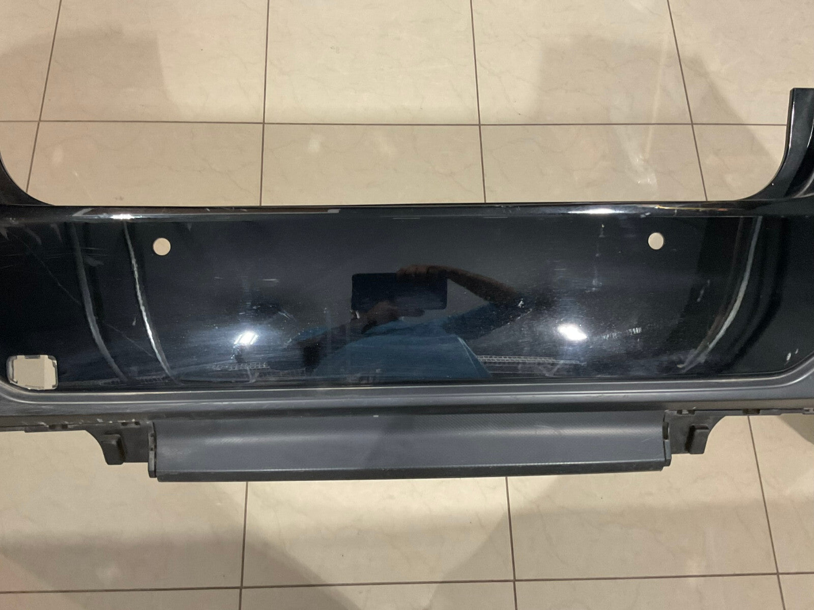 Rear Bumper Cover Black Subaru Legacy 2.5L CVT 4WD Sedan 2020 57704AN30A OEM
