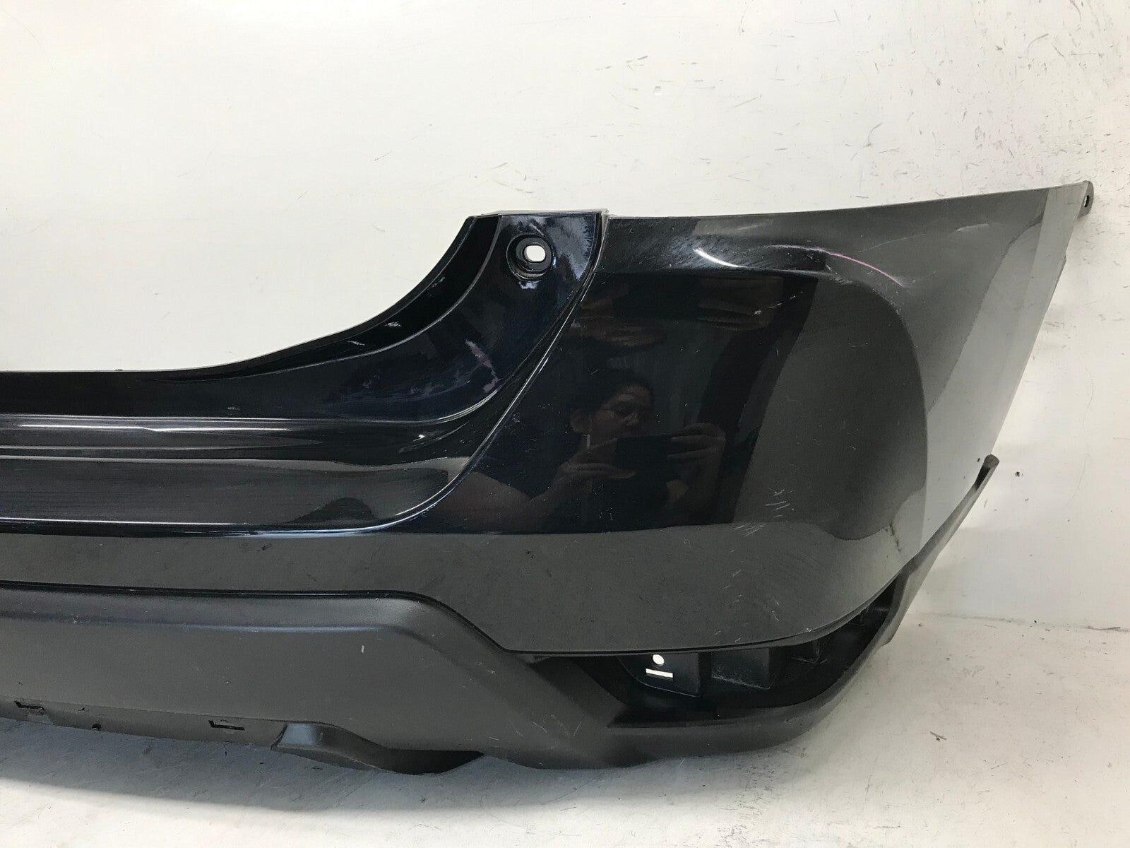 Rear Bumper Cover Nissan Rogue S SL SV SV Hybrid SL Hybrid Gray 2017-2019 OEM3