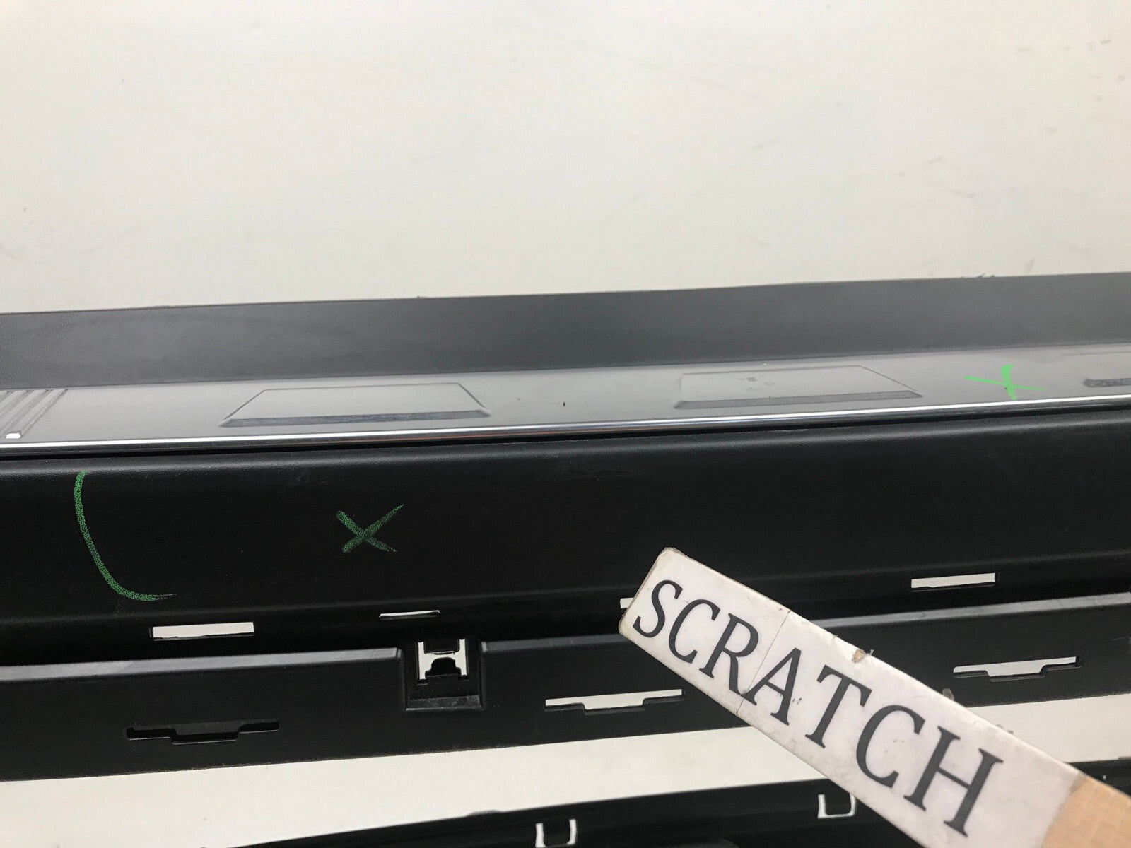 Rear Lower Bumper Cover Black Nissan Rogue 22 23 w/Sensor Holes 850B0-6RR0C OEM