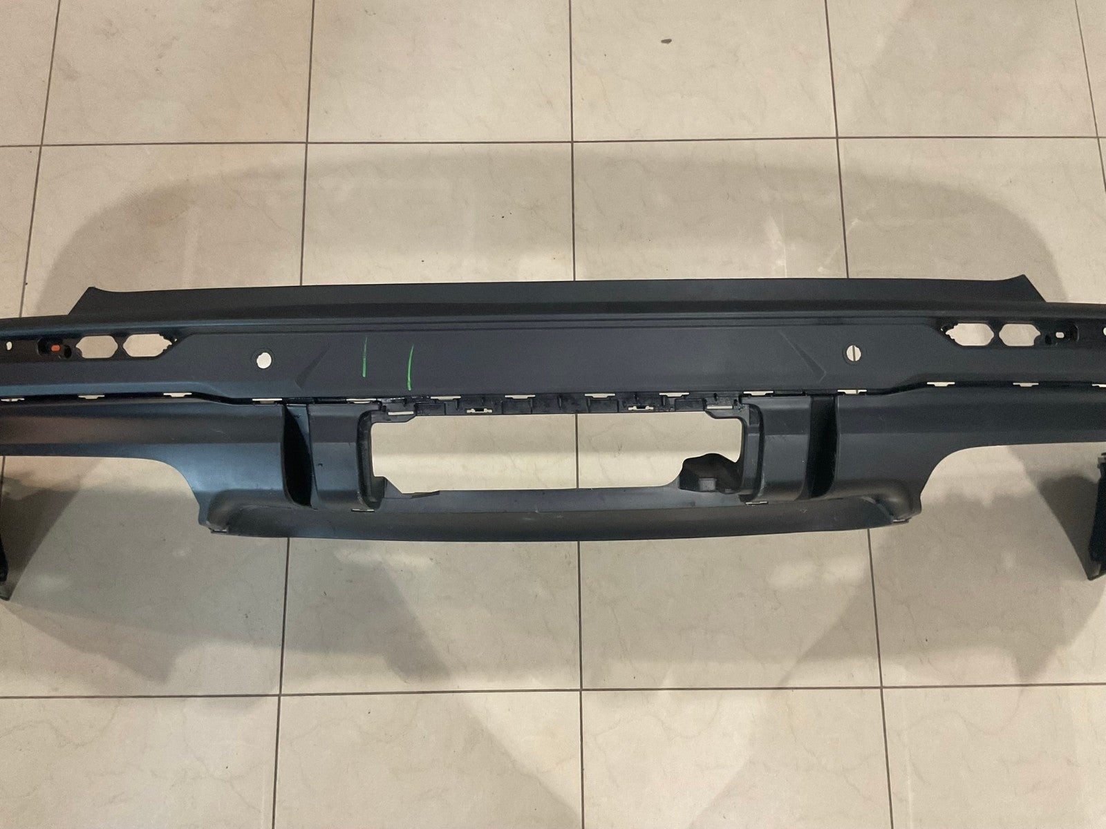 Rear Lower Bumper Cover Black 2021-2024 Chevrolet Tahoe CAPA