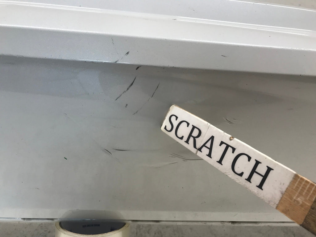Rear Bumper Cover White 2022 2023 Honda Civic Hatchback w/Sensor Holes OEM