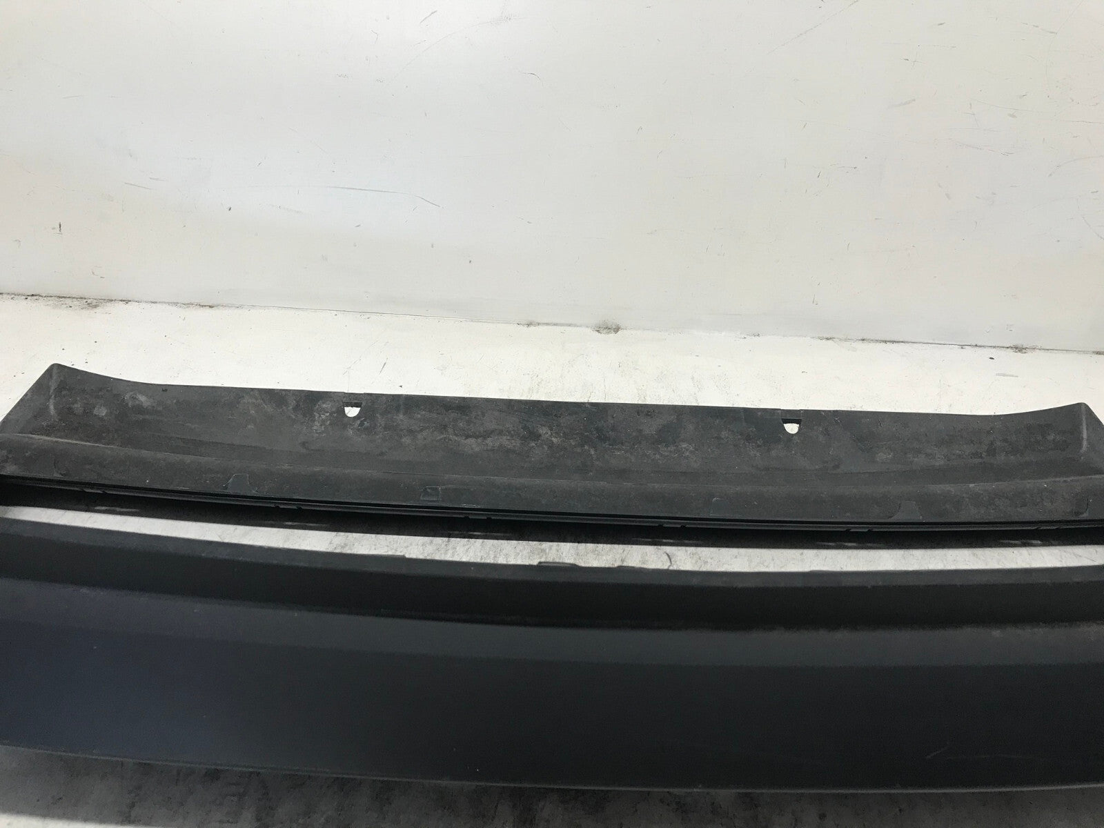 Rear Bumper Cover Black 2021-2022 Nissan Rogue Sport S/SV/SL w/Sensor Holes OEM