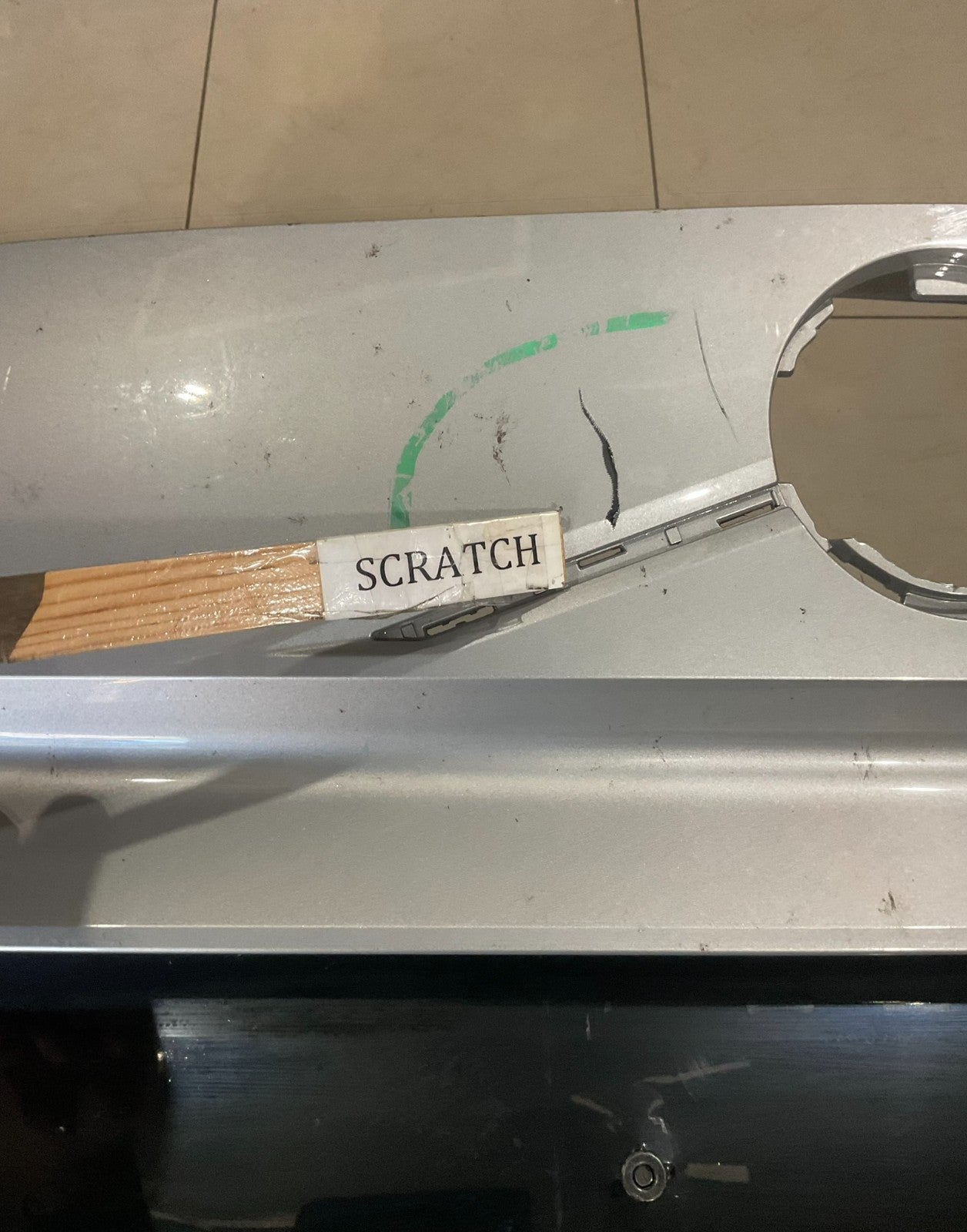 Front Bumper Cover Silver Volvo EX90 2024 -32296690 OEM