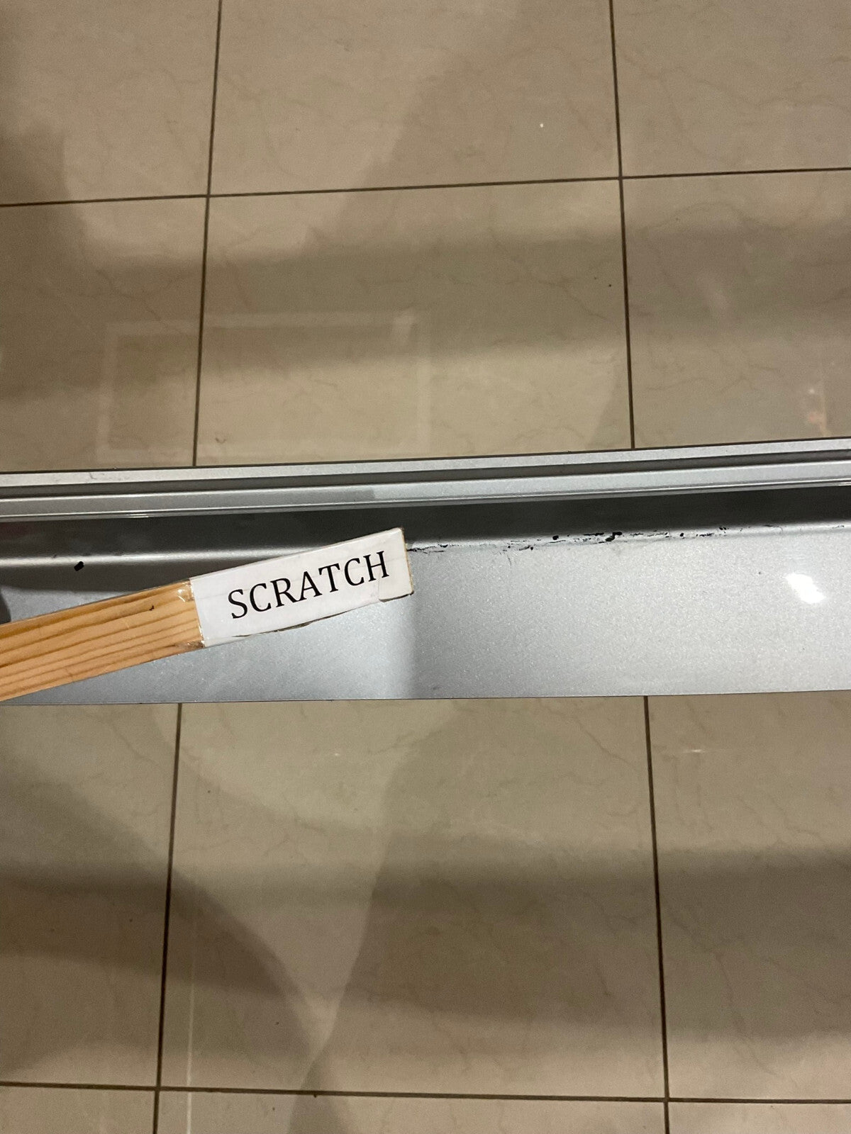 Rear Upper Bumper Cover Grey Hyundai Palisade 2023 2024 86611-SBCA0 OEM