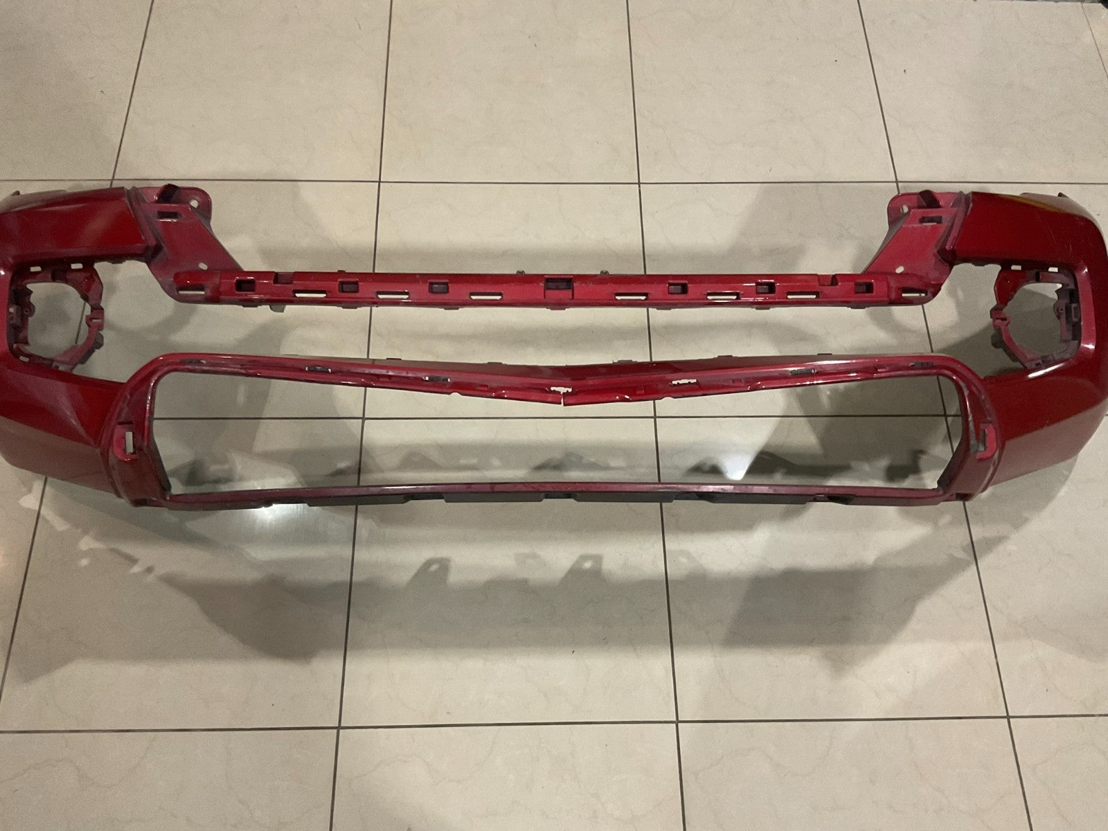 Front Bumper Cover Red Toyota Tacoma SR SR5 Limited 2016-2019 52119+04240 OEM