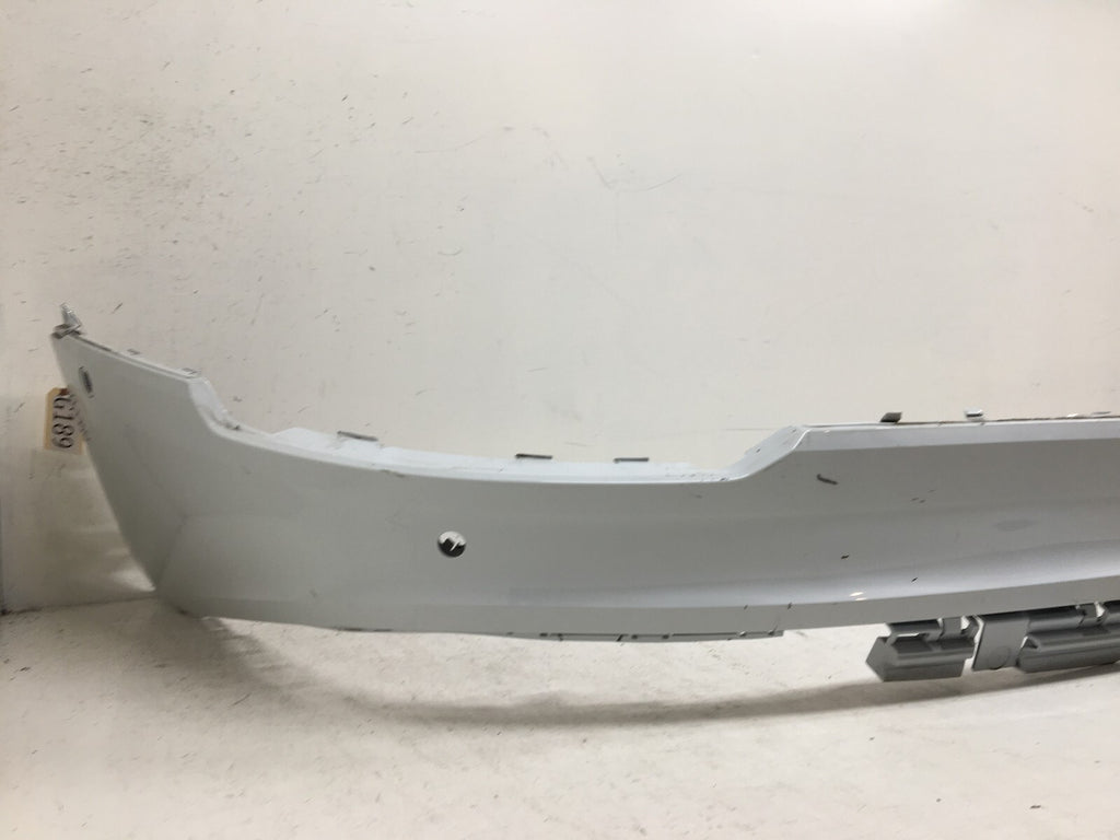 Rear Lower Bumper Cover Audi Q7 Premium Plus Prestige w/Sensor Holes 2017 OEM