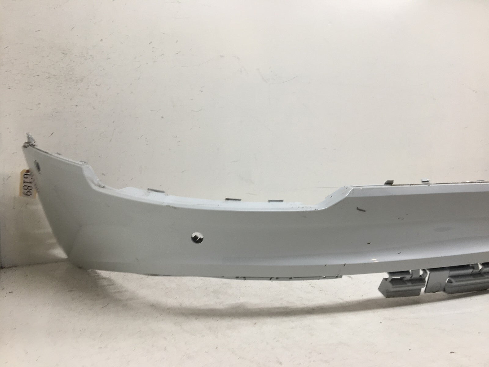 Rear Lower Bumper Cover Audi Q7 Premium Plus Prestige w/Sensor Holes 2017 OEM