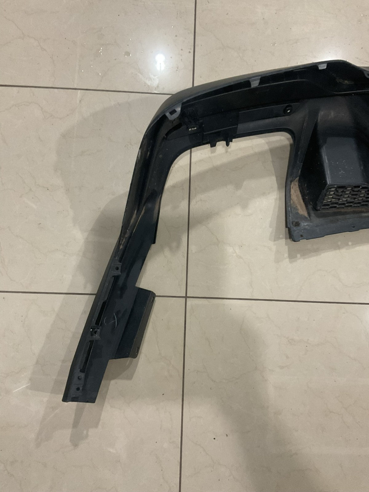 Rear Lower Bumper Cover Valance Black 2018-2020 Ford Mustang pr3b+17f954 OEM