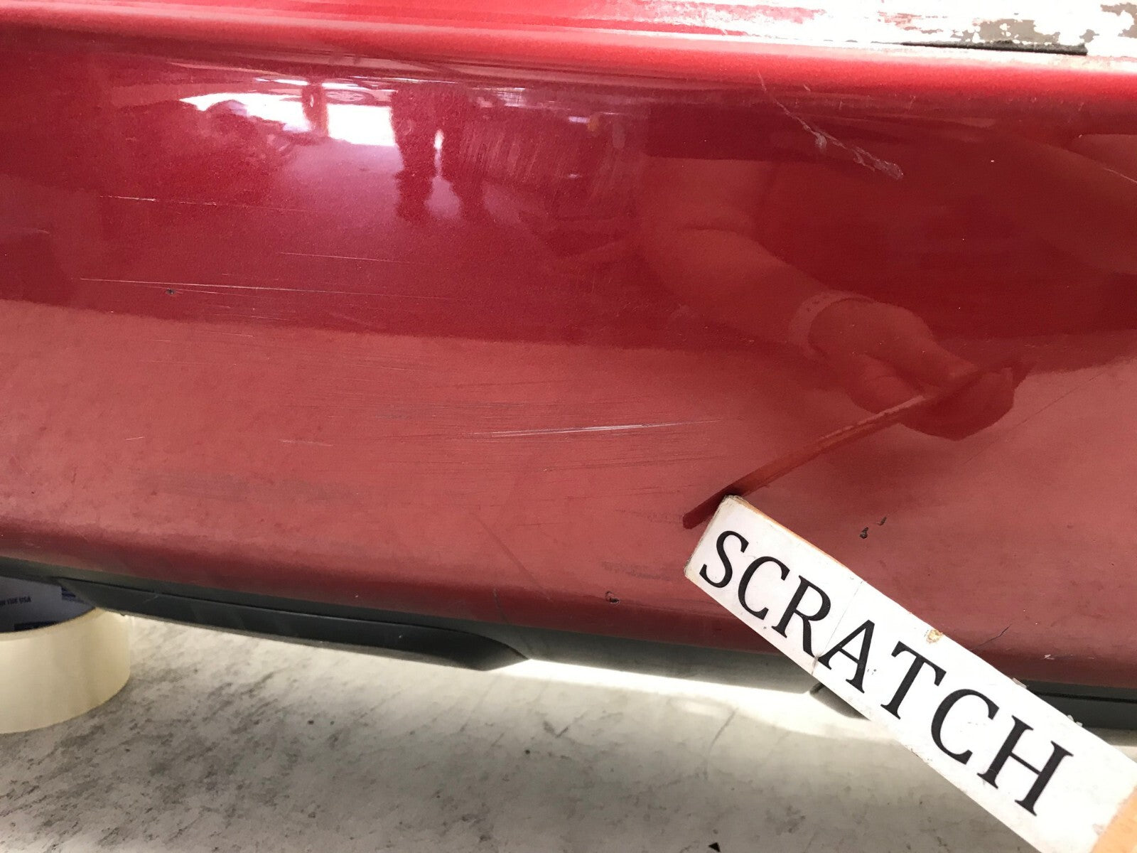 Rear Bumper Cover Red 08-13 Nissan Rogue Select 14 15 SL SV S 85022-JM04H OEM