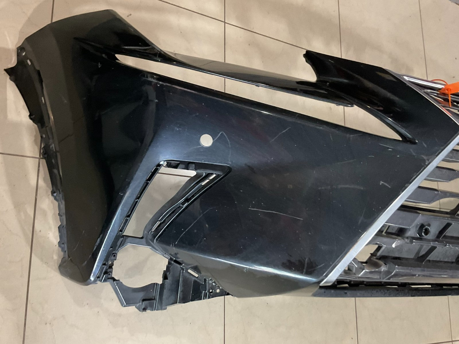 Front Bumper Cover Black 2018 2019 2020 2021 Lexus NX300 NX200T 52119+78290 OEM