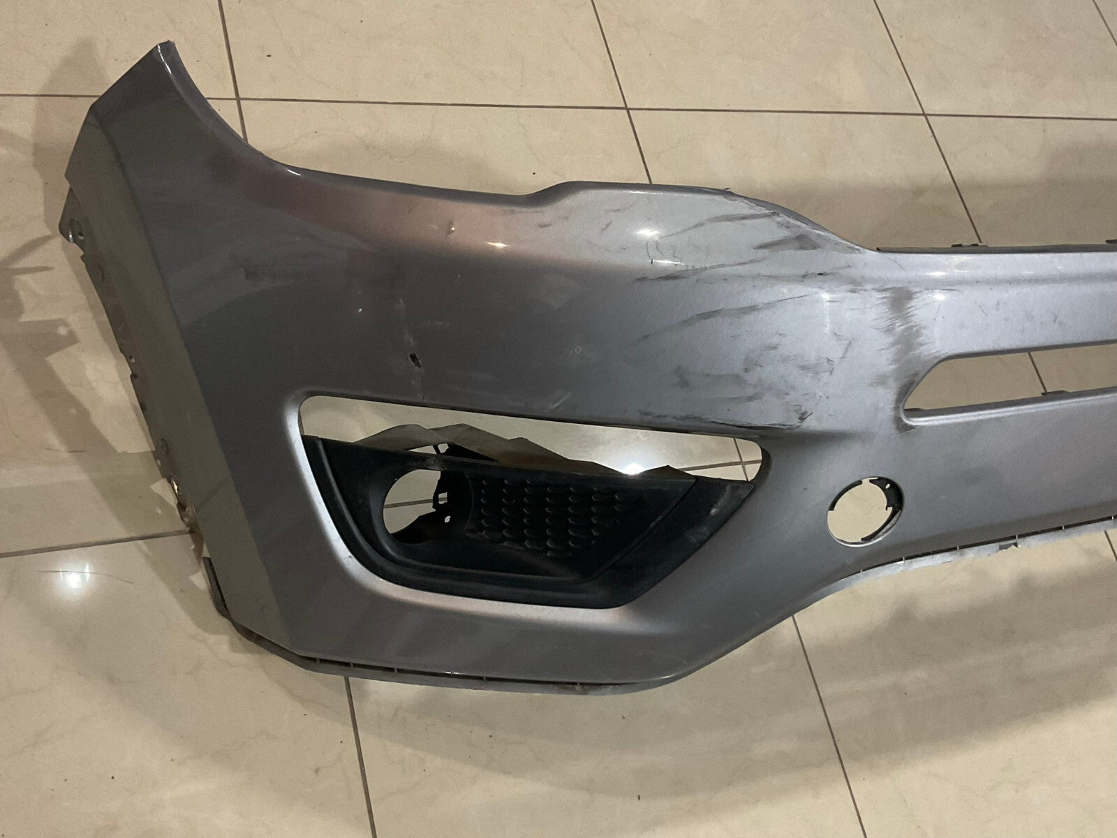 Front Bumper Cover Silver 2016-2020 Jeep Compass 5SY47TRMAC OEM