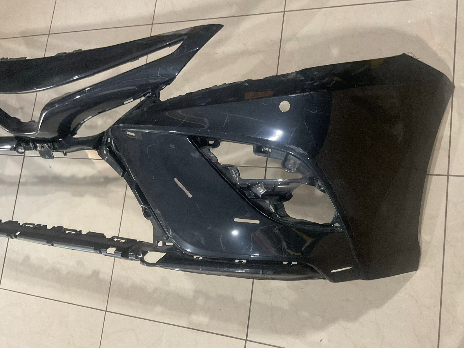 Front Bumper Cover Black Toyota Camry XSE SE Hybrid SE 2018-20 52119+06e20 OEM