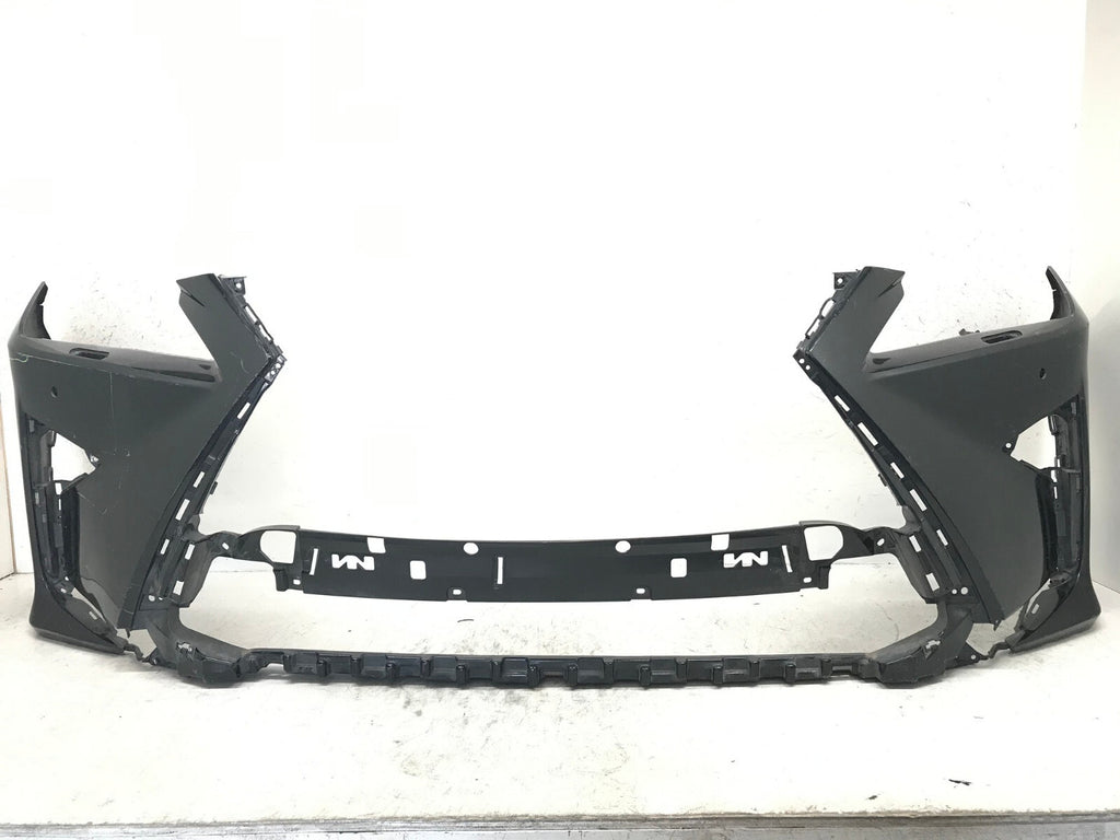 Front Bumper Cover Black Lexus RX350 RX450H 16-18 w/Sensor Holes 52119-0E270 OEM