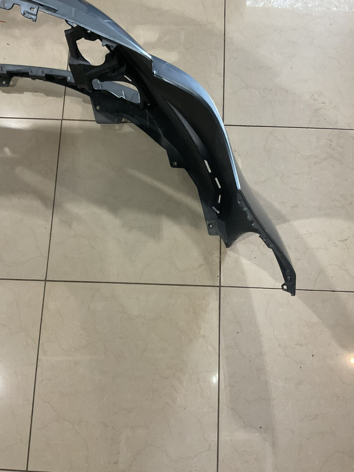 Front Bumper Cover Light Blue/Grey 2020-2022 Toyota Corolla L LE XLE CAPA