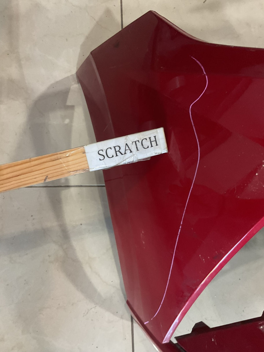 Front Bumper Cover Red Hyundai Elantra 2021-2023 CAPA