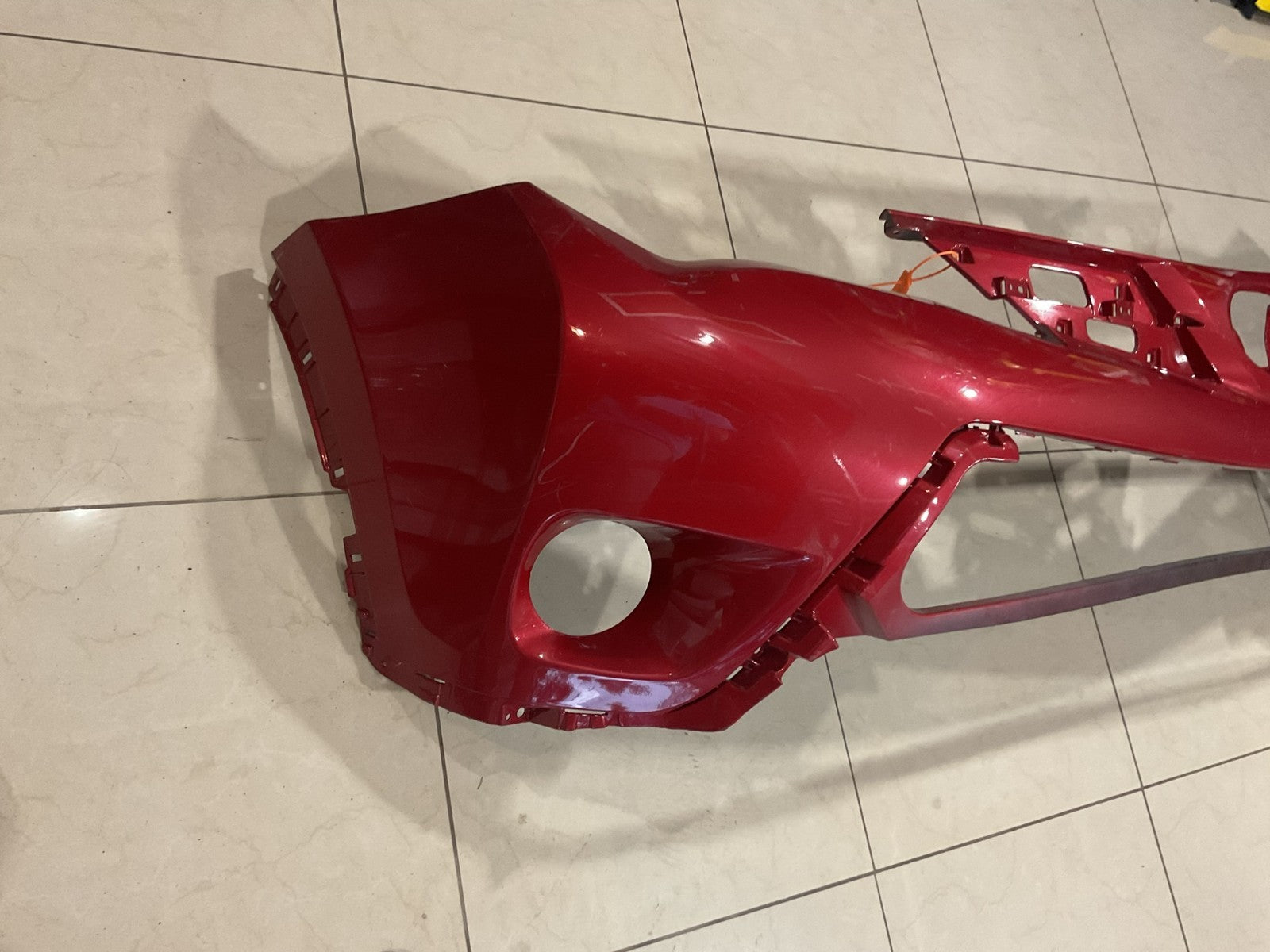 Front Upper Bumper Cover Red 2013-2015 Toyota RAV4 CAPA