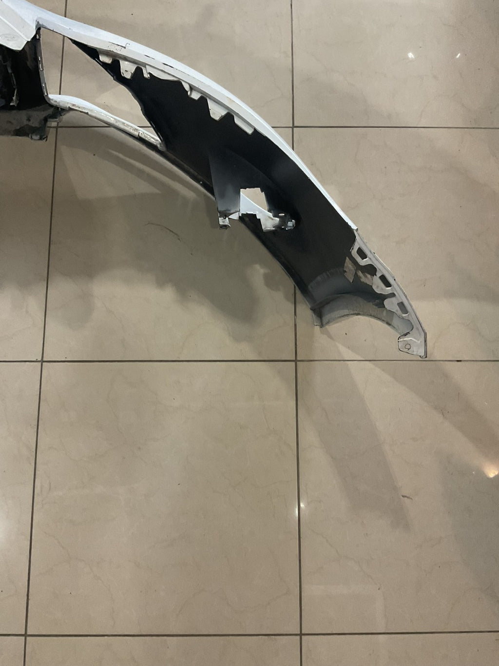 Front Bumper Cover White 2012-2014 Ford Focus bm51 17757 c OEM