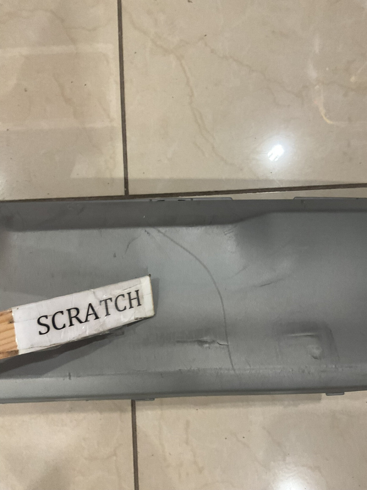 Rear Bumper Lower Skid Plate Grey 19-20 Hyundai Santa Fe Limited 86671+S2000 OEM