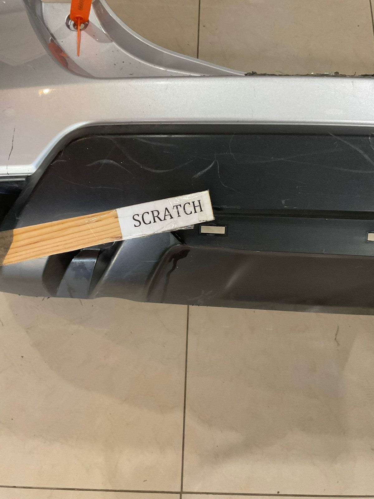 Rear Bumper Cover Silver 17 18 Nissan Rogue S SL SV SV Hybrid 85022+6FL0H OEM